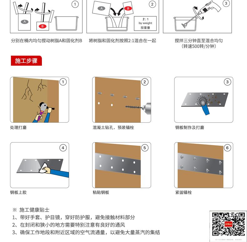 包钢宽城粘钢加固施工过程